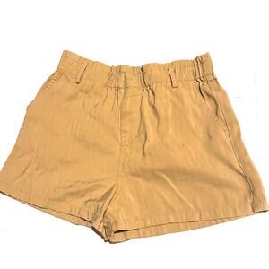 Heartloom Khaki Tan Paperbag Style Shorts Women's M Medium